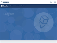 Tablet Screenshot of easysitecms.com
